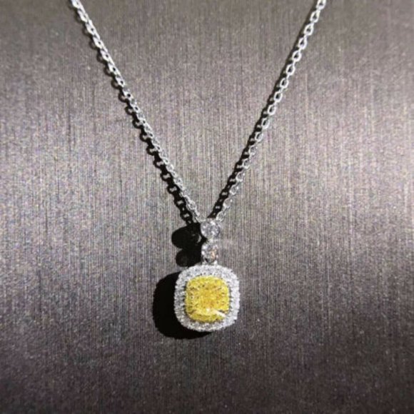 Jewelry - New 925 Silver Citrine Necklace